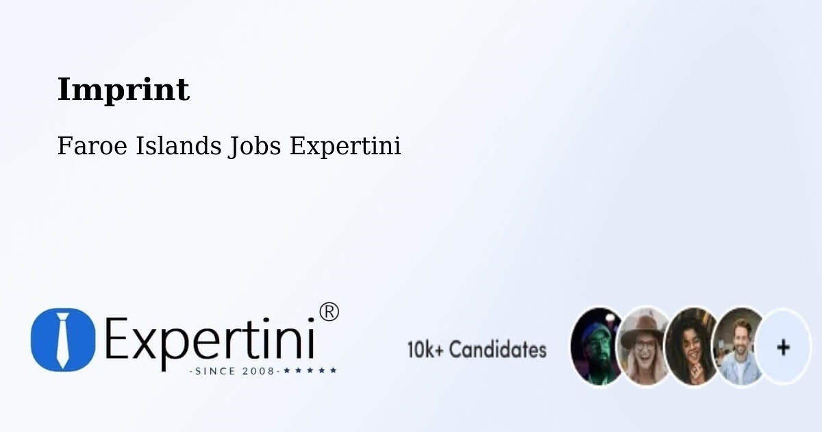Imprint – Uppsalir - Faroe Islands Jobs Expertini